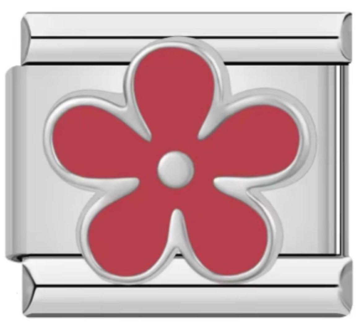 Charm Italiano Flor Roja