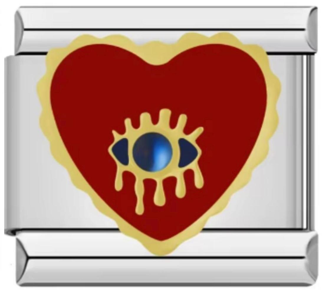 Charm Italiano Corazon + Ojo