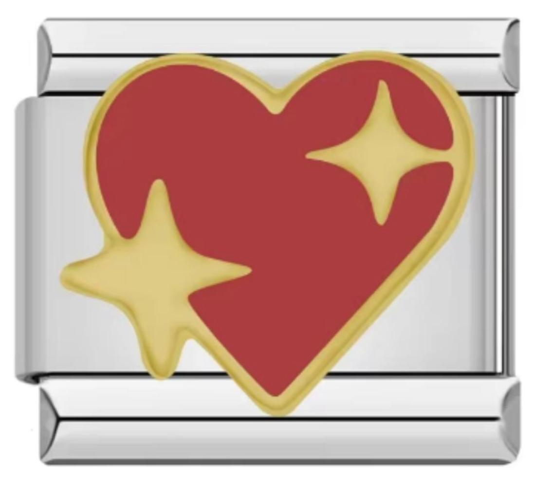 Charm Italiano Corazón Rojo