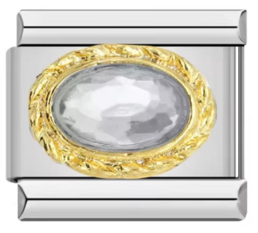 Charm Italiano Esfera Plateada