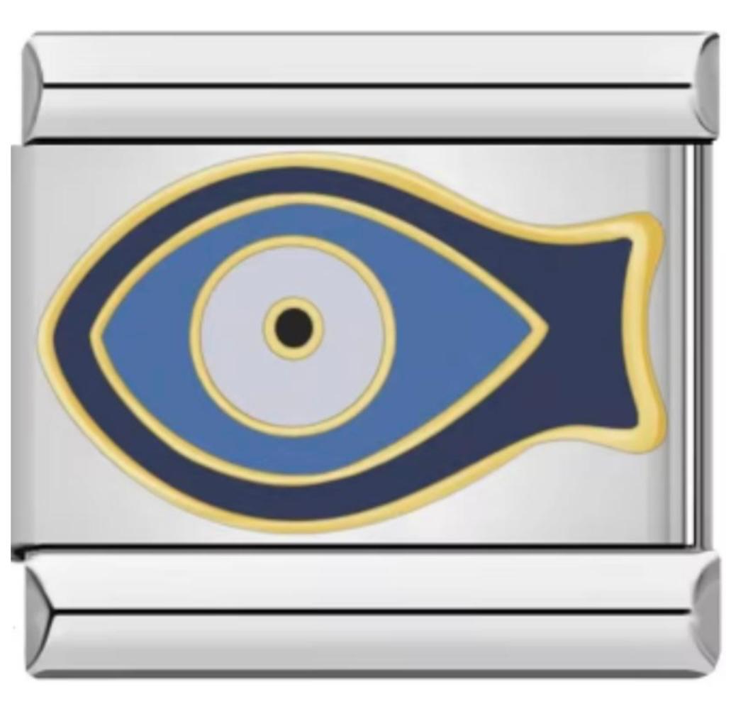 Charm Italiano Pez & Ojos De Horus