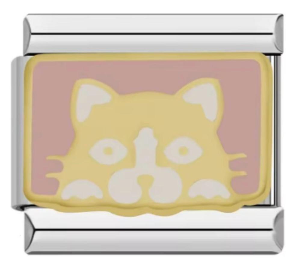 Charm Italiano Rosa Gatito