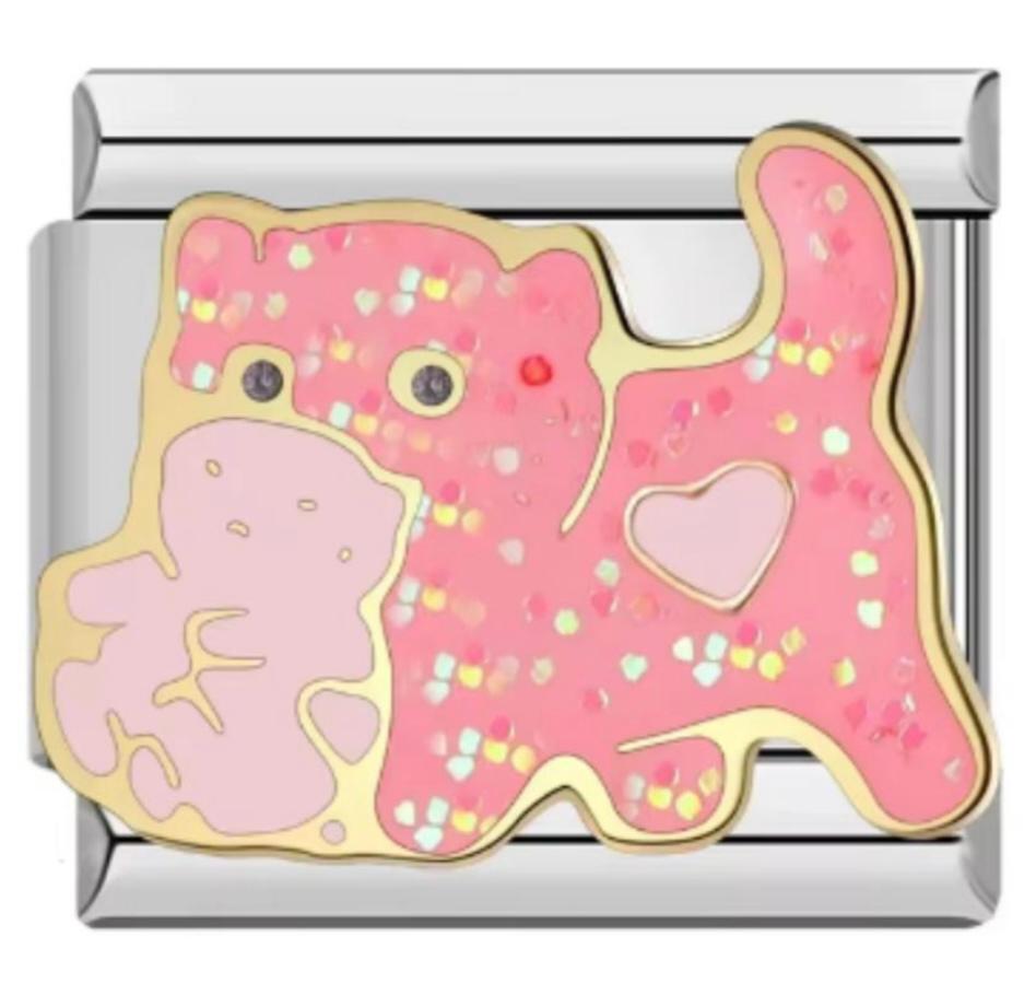 Charm Italiano Gatitos Rosas