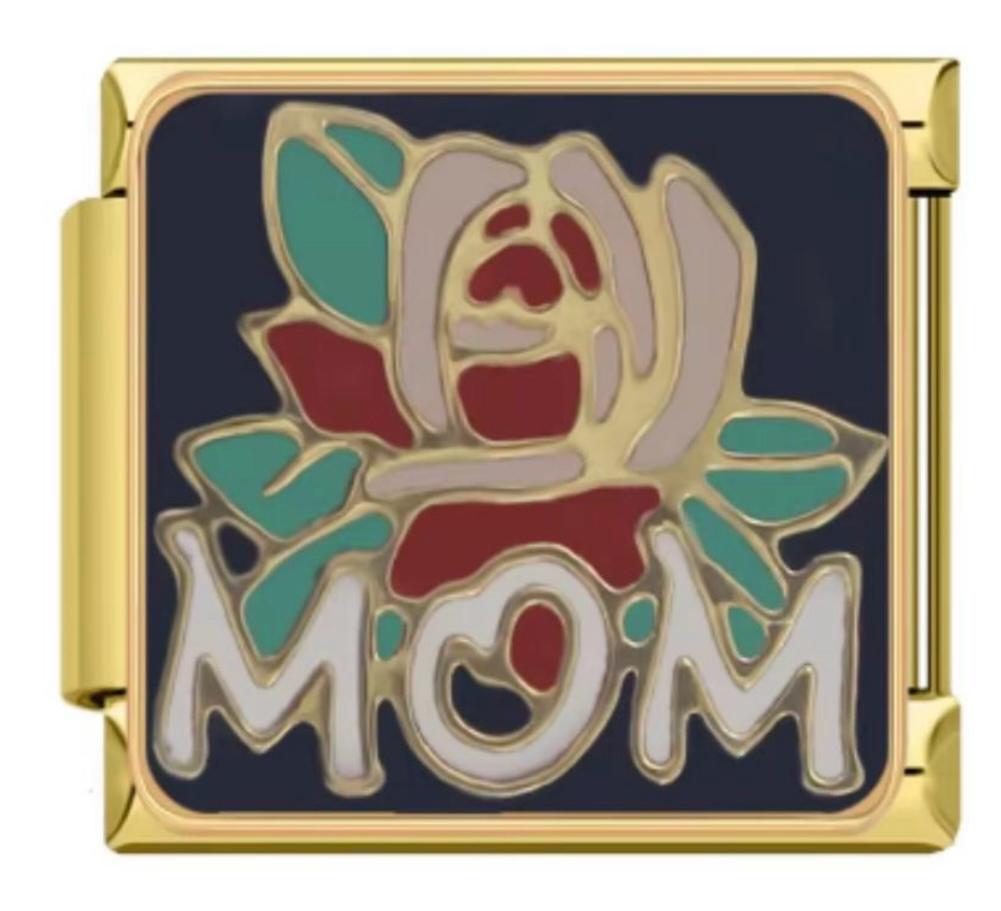 Charm Italiano Dorado Mom