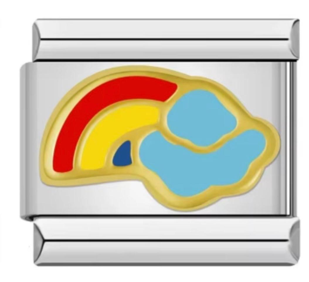 Charm Italiano Nube & Arcoíris