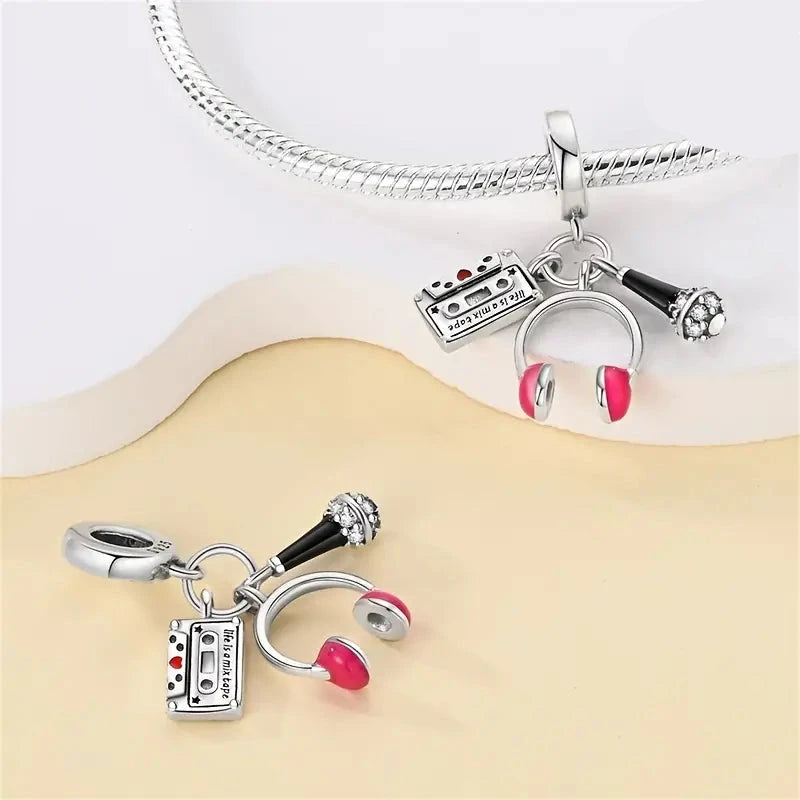 Charm Micrófono, Audífonos y Casete