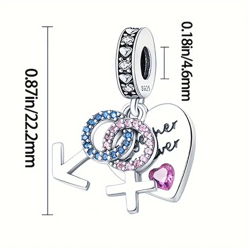 Charm Corazon Mujer & Hombre