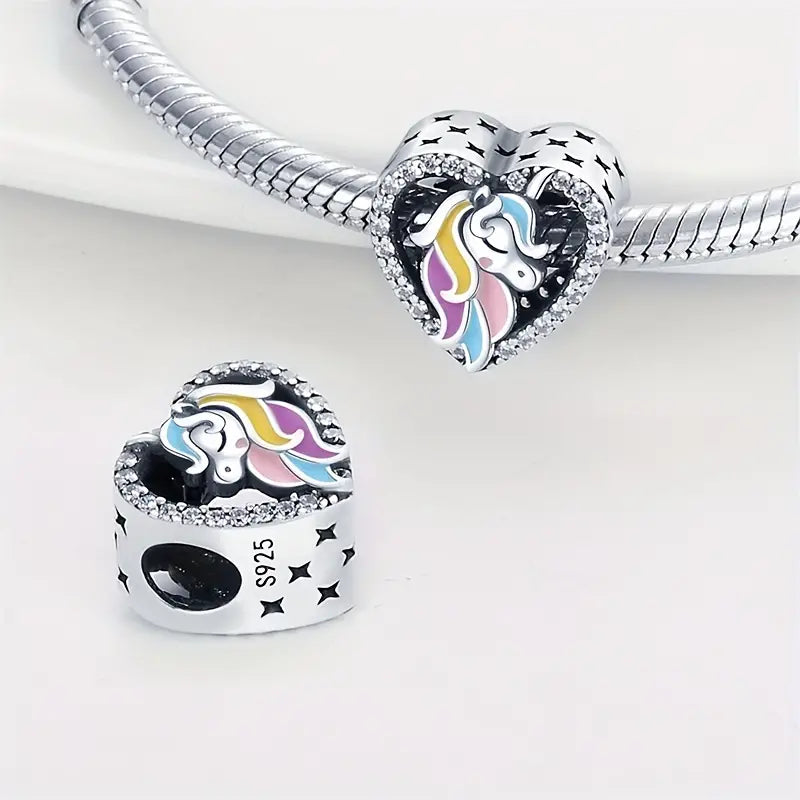 Charm Corazon de Unicornio