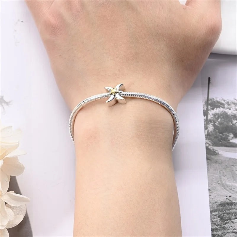 Charm Signo Piscis y Estrella