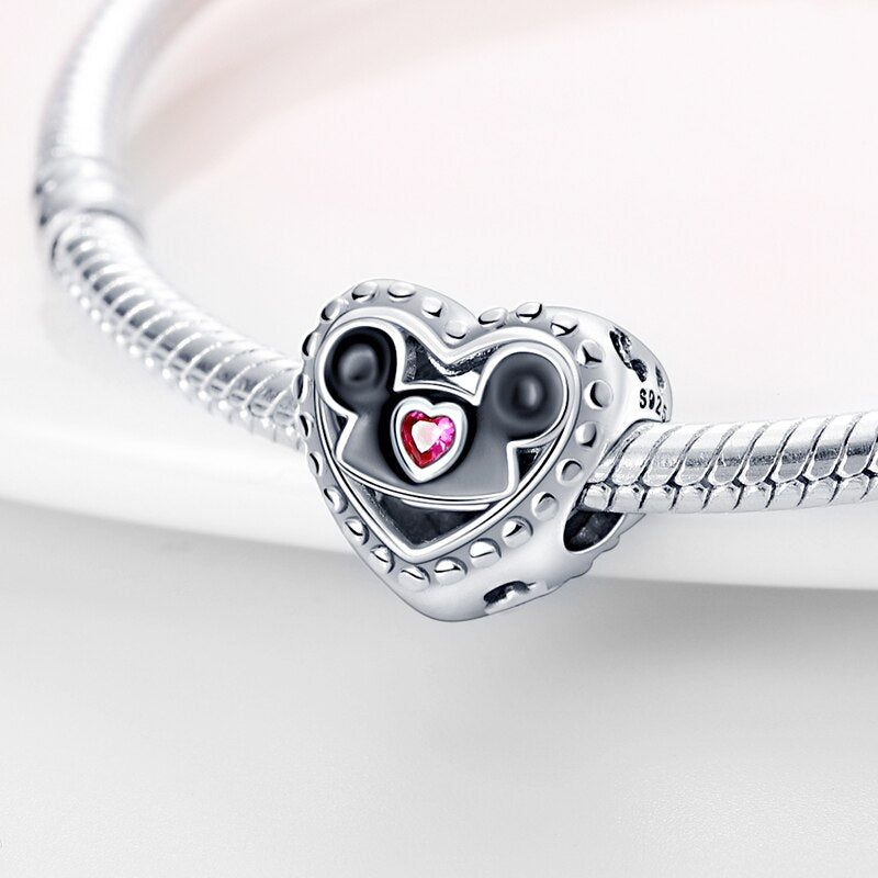 Charm Corazon Orejas de Mickey Mouse