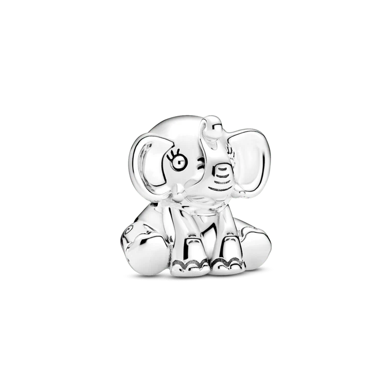 Charm Elefante Plateado