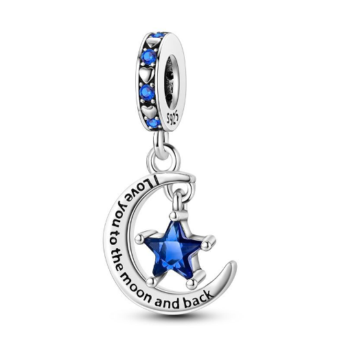 Charm Luna y Estrella "I Love You To The Moon And Back"