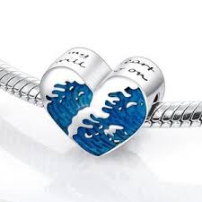 Charm Corazon Amor Oceano