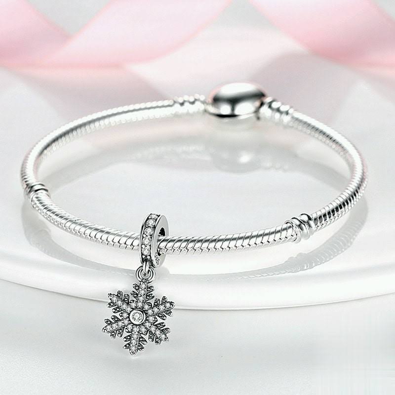 Charm Copo de Nieve Diamantado