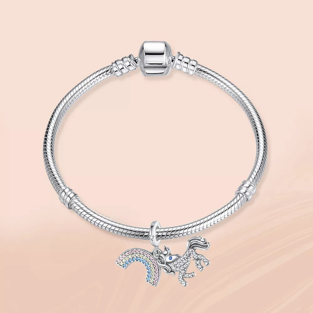 Charm Arcoíris & Unicornio Diamantado