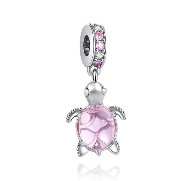 Charm Tortuga Rosa