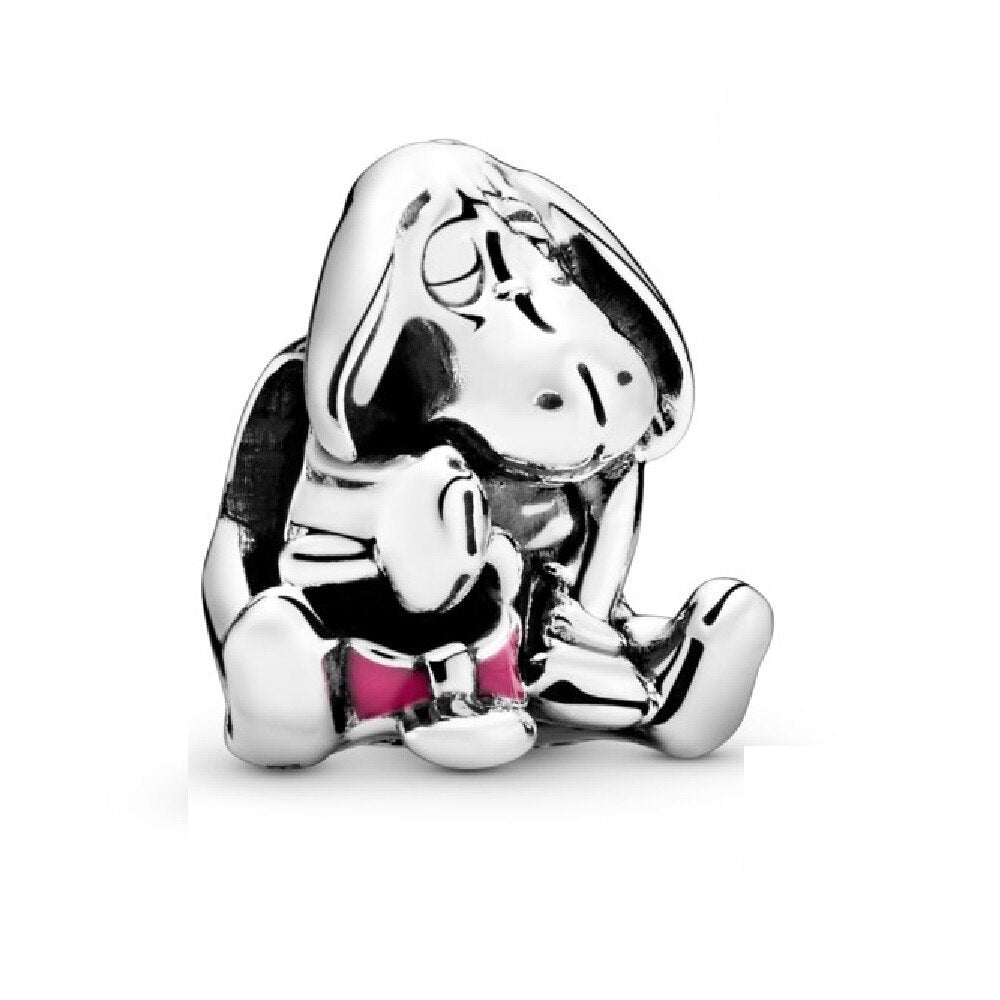 Charm Burro Plateado