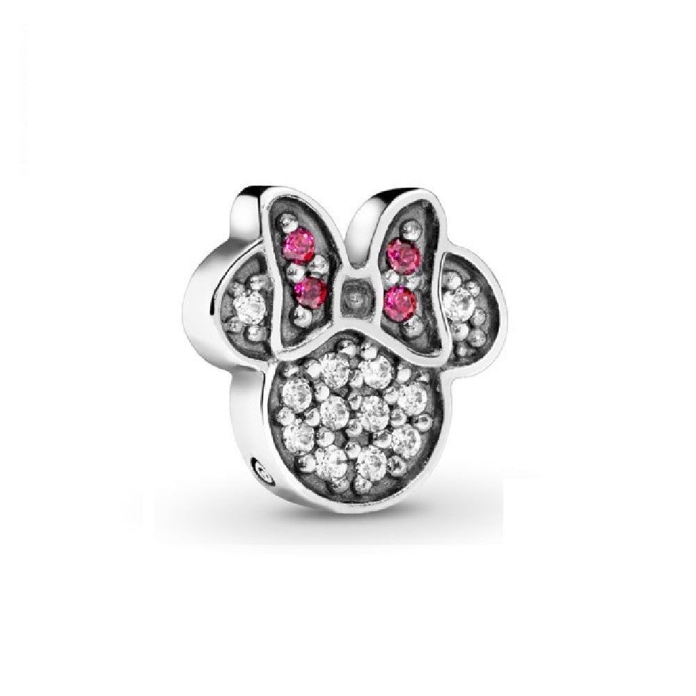 Charm Orejas Diamantadas de Minnie Mouse