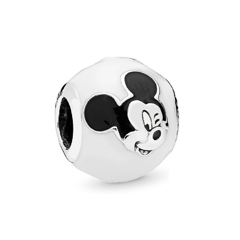 Charm Esfera Plateada de Mickey Mouse