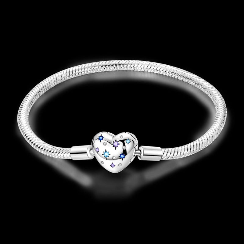 Pulsera Corazón Noche Estrellada