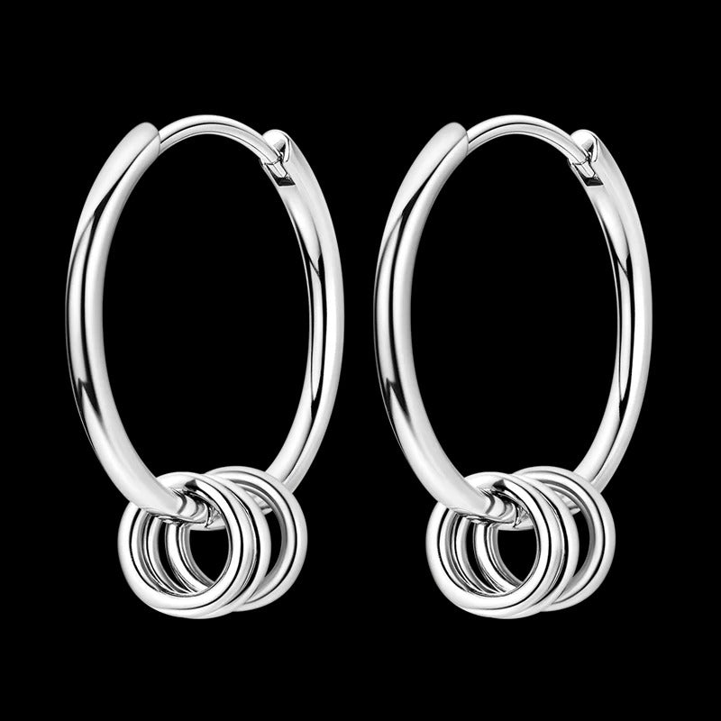 Aretes Aros Círculos Concéntricos