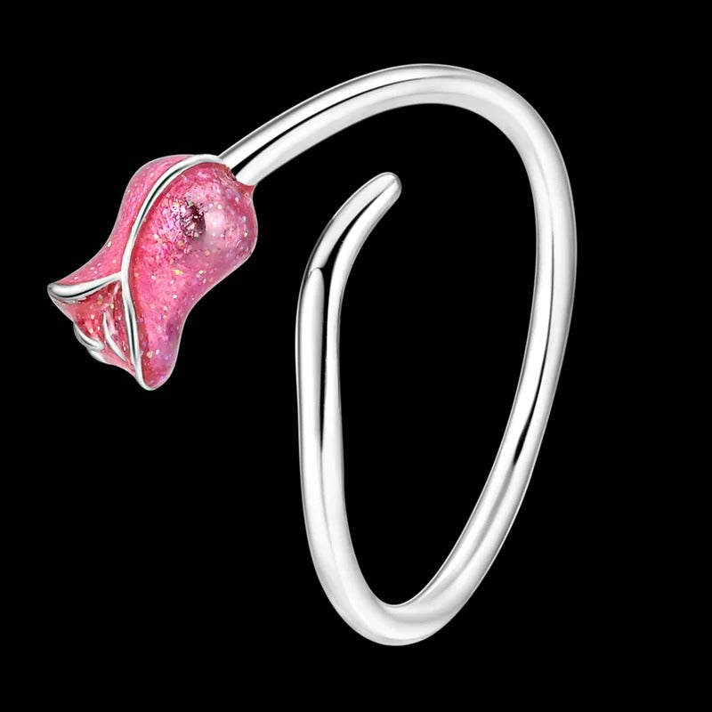 Anillo Rosa Ajustable