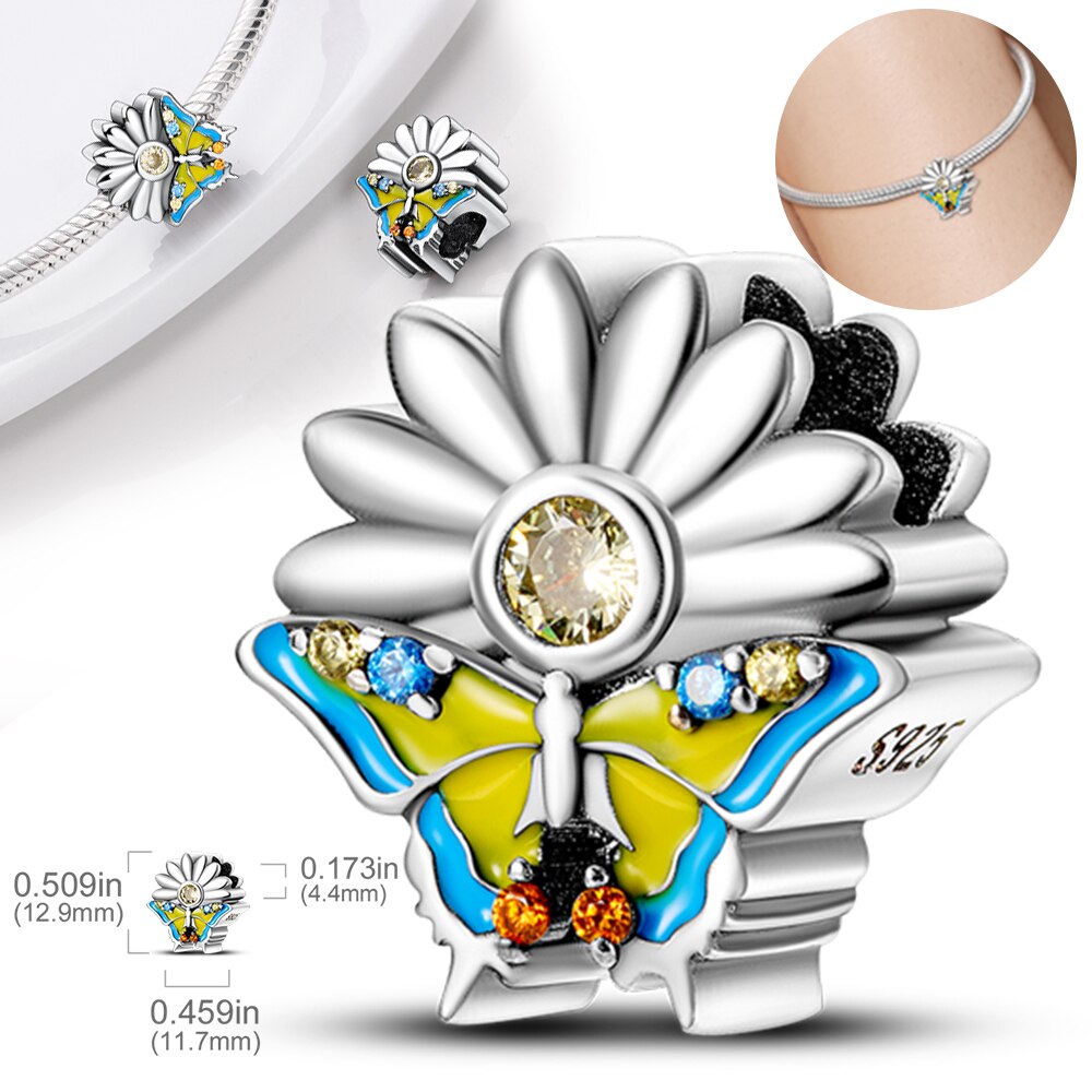 Charm Mariposa & Girasol