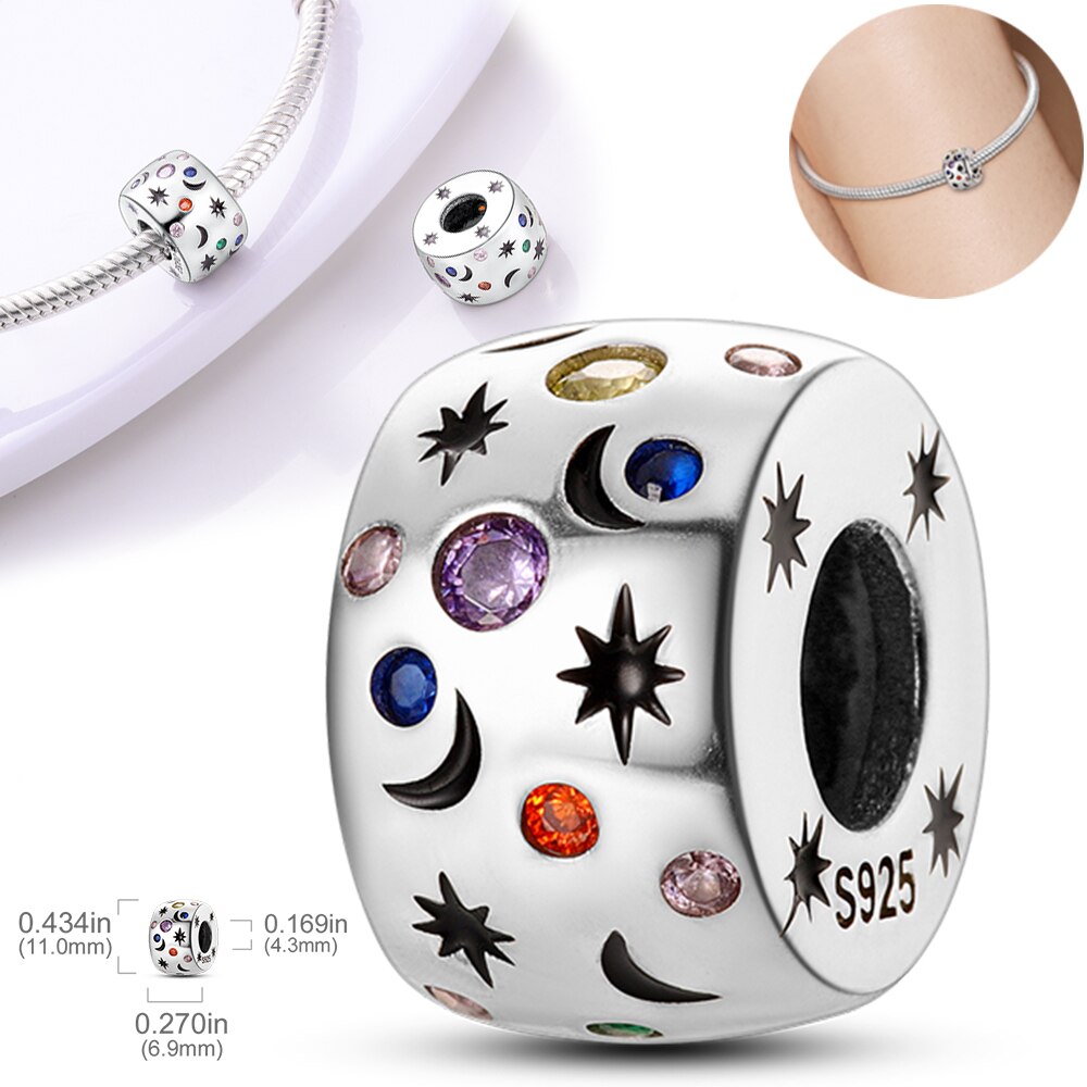 Charm Luna con Estrellitas