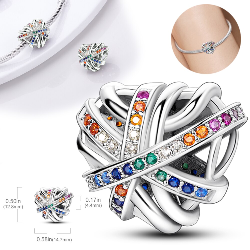 Charm Corazon de 7 Arcangeles