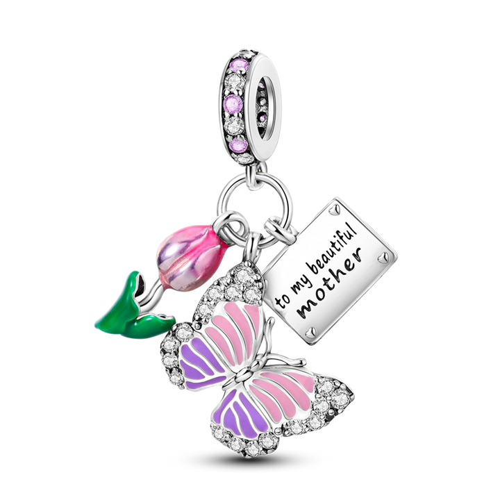 Charm Mariposa & Tulipan "To My Beautiful Mother"