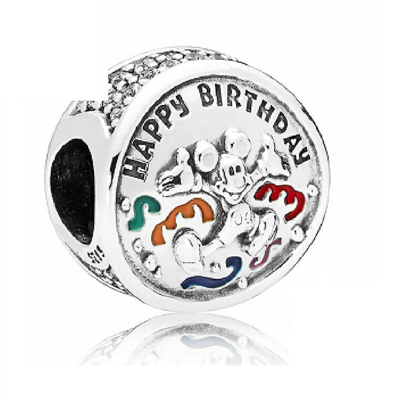 Charm Mickey Mouse "Happy Birthday"