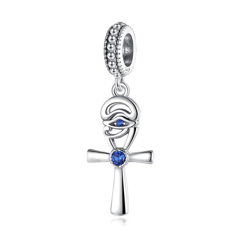 Charm Cruz Ankh y Ojo Horus