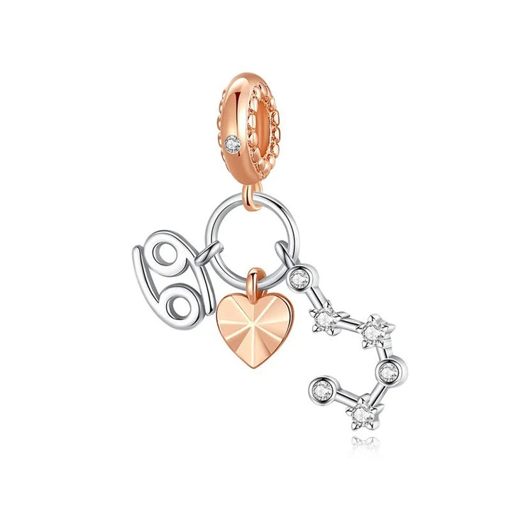 Charm Constelación del Zodíaco Cáncer y Corazón