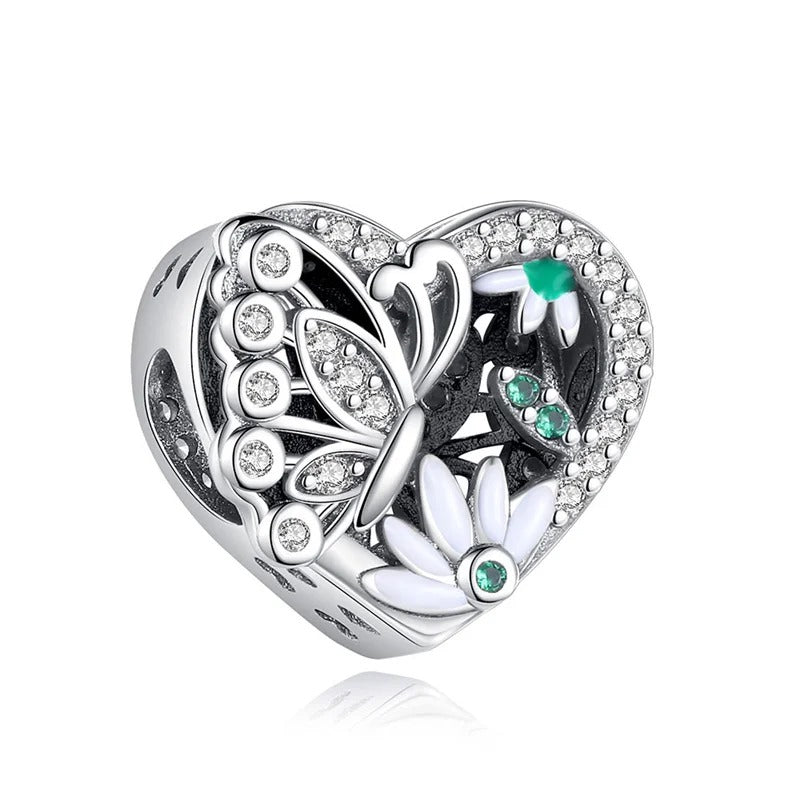 Charm Corazón y Mariposa de Enero