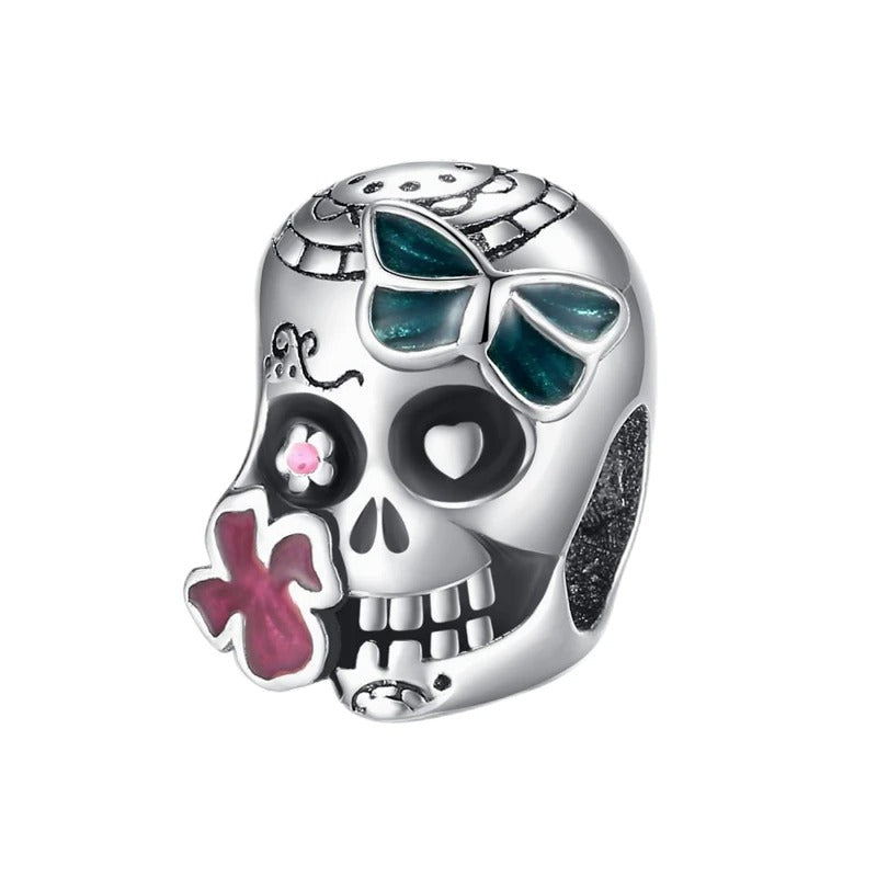 Charm Calavera y Mariposa "Día de Muertos"