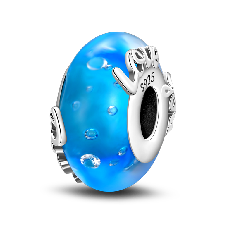 Charm Abalorio Azul Love