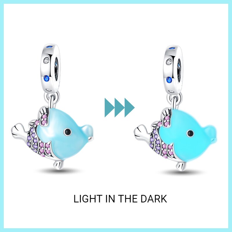 Charm Pez Mistico Fluorescente