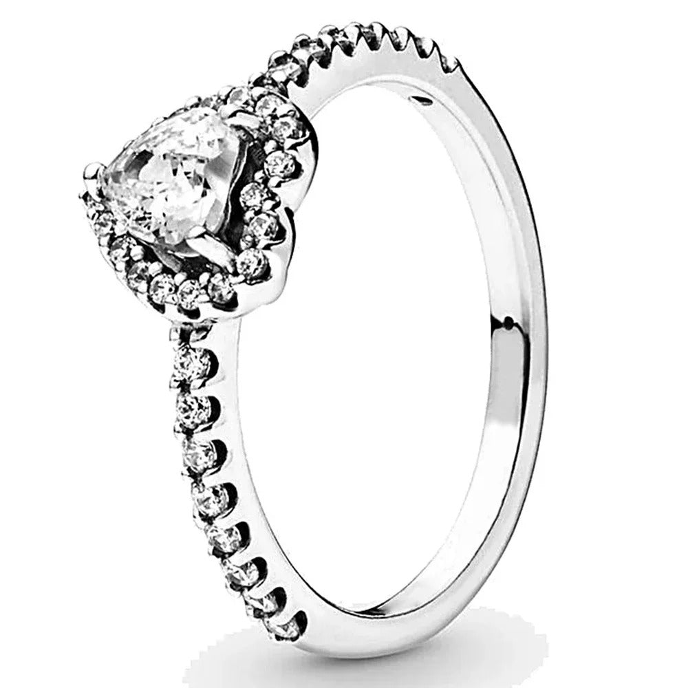 Anillo Corazón Blanco