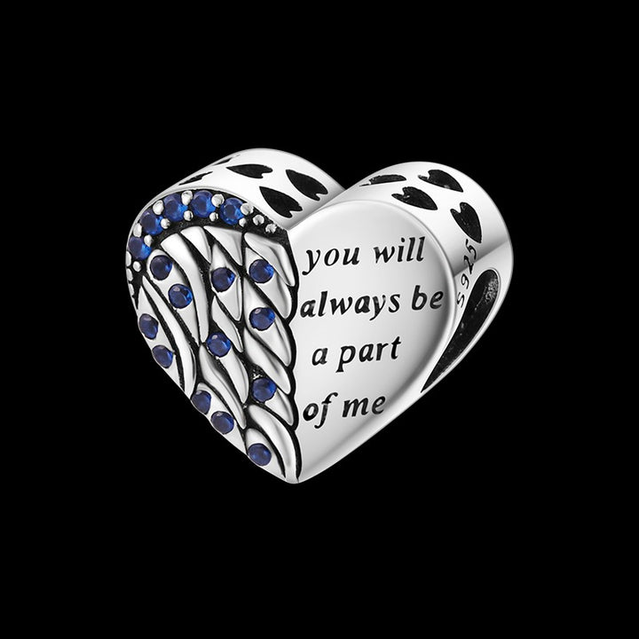 Charm Corazon "You Will Always Be A Part Of Me"