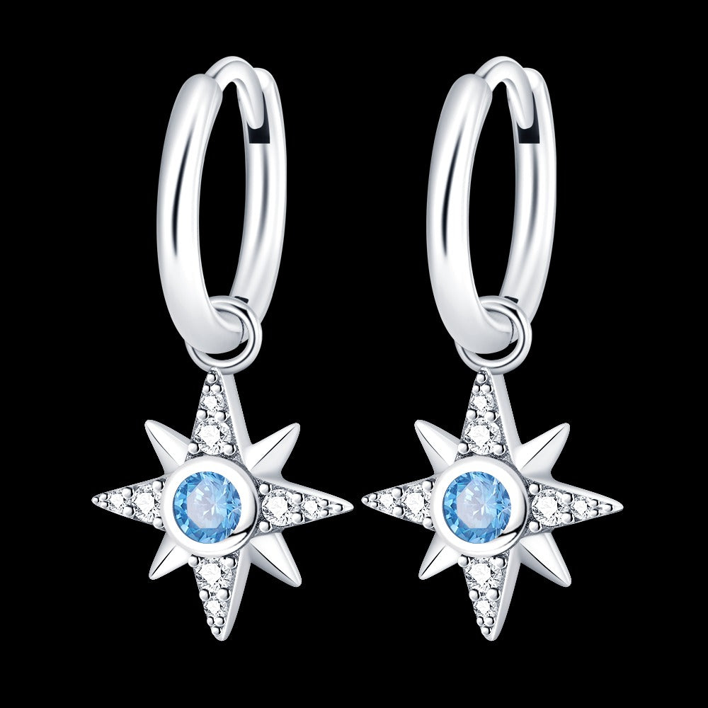 Aretes Estrella del Oriente Diamantado