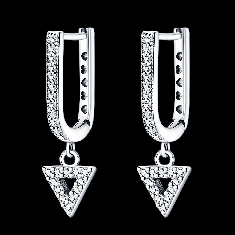 Aretes Triangulo Diamantado