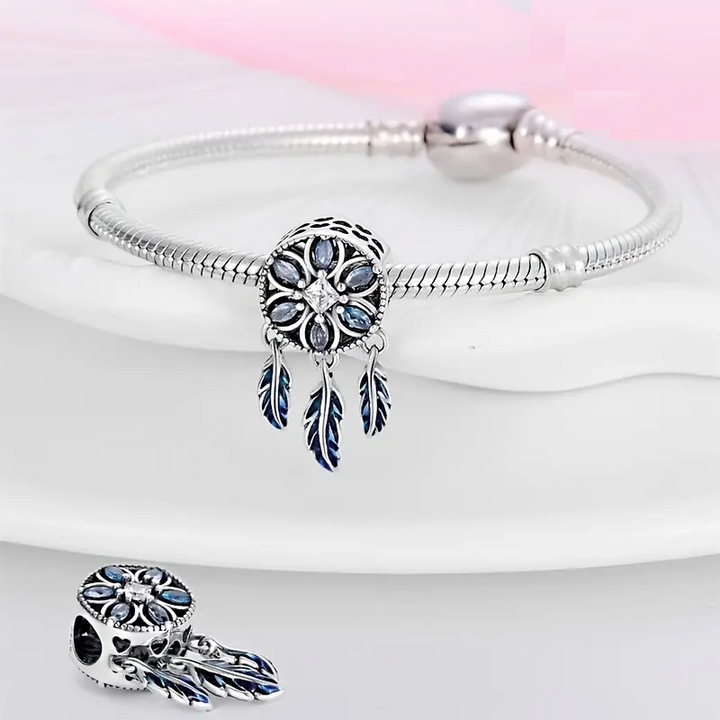 Charm Atrapasueños Piedra Azul