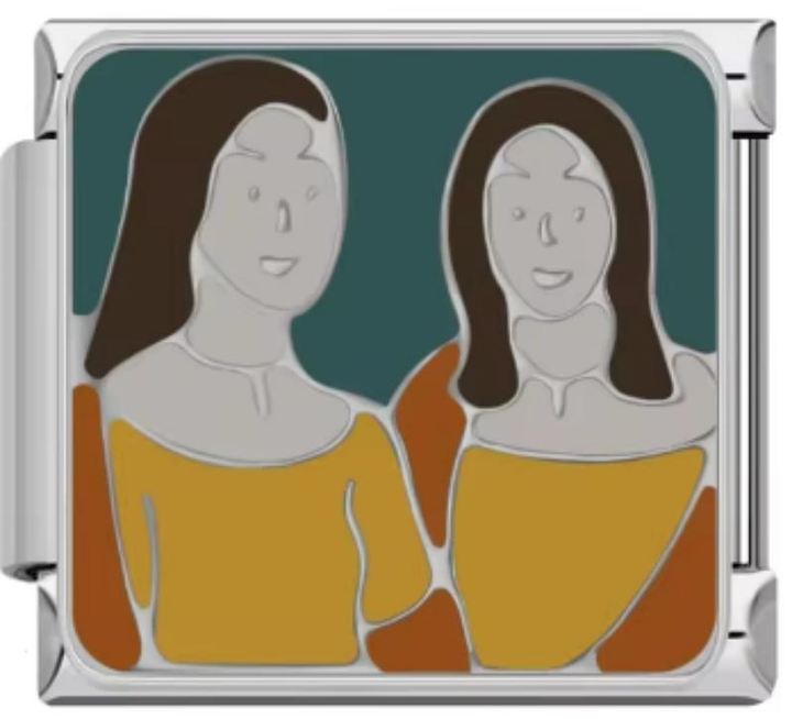 Charm Italiano Dos Mujeres