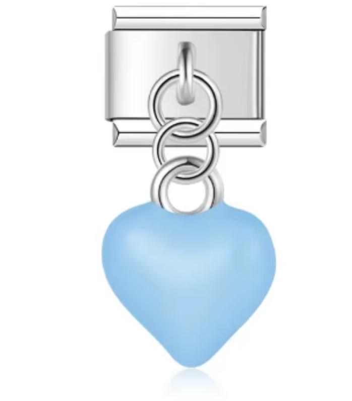 Charm Italiano Corazón Azul