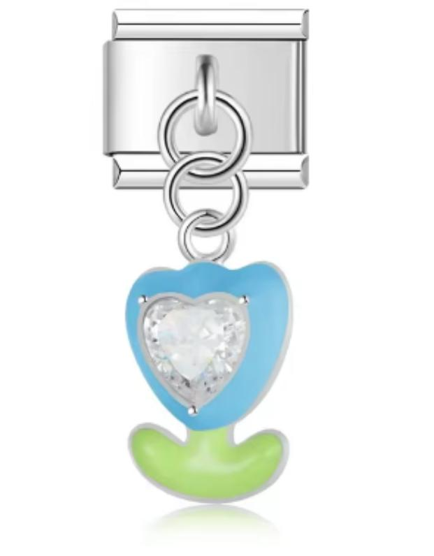 Charm Italiano Tulipán Azul