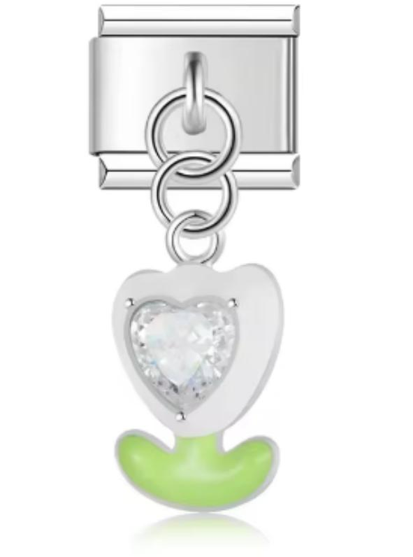 Charm Italiano Tulipán Blanco