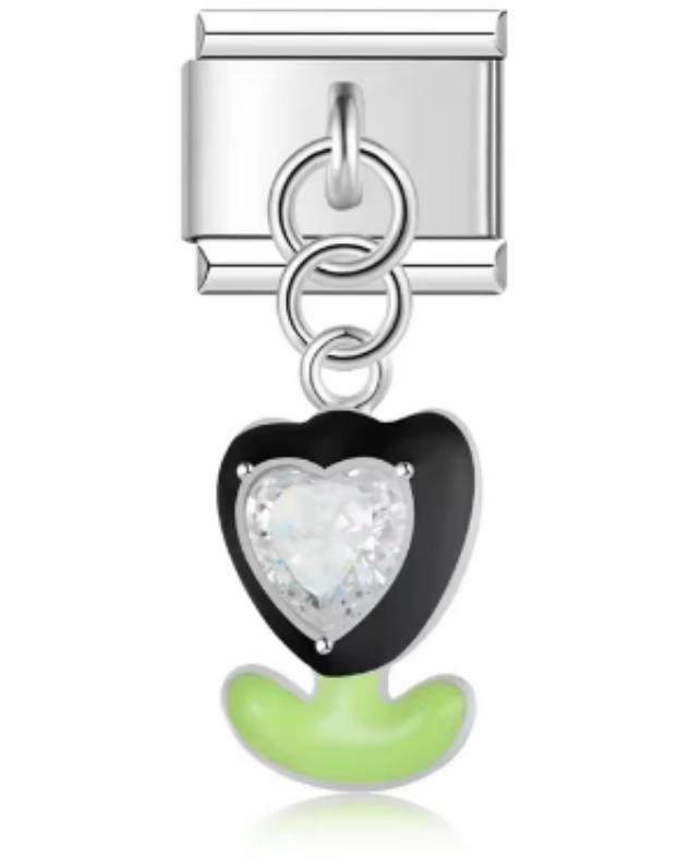 Charm Italiano Tulipan Negro