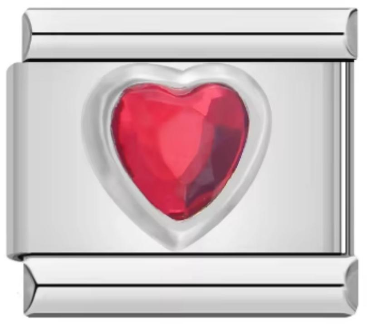 Charm Italiano Corazón Rojo