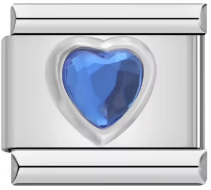 Charm Italiano Corazón Azul