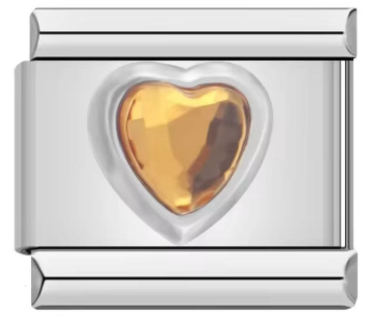 Charm Italiano Corazón Dorado